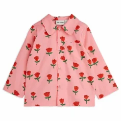 Mini Rodini Surchemise Coton Bio | Rose