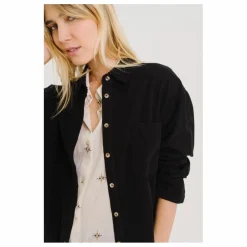 Femme Sacrécoeur Sur-Chemise Rupine Velours Mielleraies |