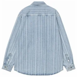 Homme Carhartt WIP T-Shirts, Chemises|T-Shirts, Chemises|Sur-Chemise Rylan Hampton Rayée |