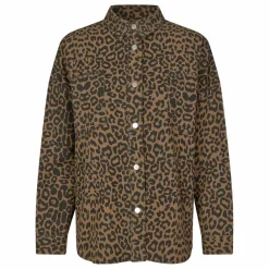 Lollys Laundry Sur-Chemise Veida Léopard | Marron Clearance