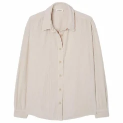 American Vintage Sur-Chemise Velours Côtelé Padow | Ecru Best