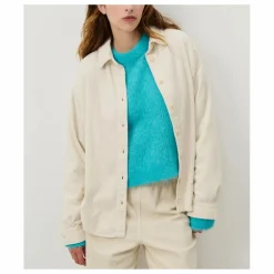 American Vintage Sur-Chemise Velours Côtelé Padow | Ecru Best