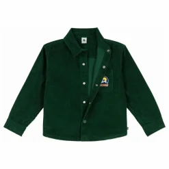 Online Petit Bateau Surchemise Velours Côtelée Coton Bio | Vert sapin