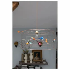 Enfant Mathieu Challières Luminaires|Lampes, Veilleuses Enfant|Suspension demi grande volière