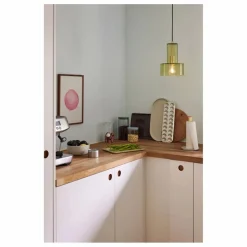 Hübsch Suspension en verre Ripple | Vert Sale