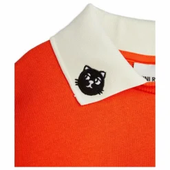 Enfant Mini Rodini Sweats|Sweats|Sweat à Col Chat Coton Bio |