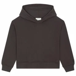 SMALLABLE BASICS Sweat A Capuche Fille Coton Bio | Noir Hot