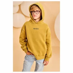 Clearance AO76 Sweat Arthur Break Coton Bio | Jaune vert
