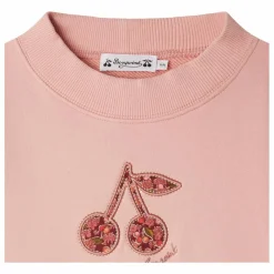 Bonpoint Sweat Bart Molleton Coton Bio | Rose bonbon Sale