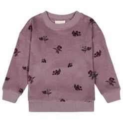 Studio Bohème Sweat Bart Mûres Velours Coton Bio | Mauve Outlet