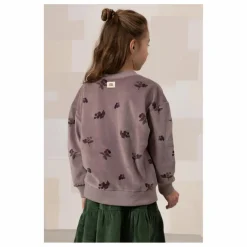 Studio Bohème Sweat Bart Mûres Velours Coton Bio | Mauve Outlet