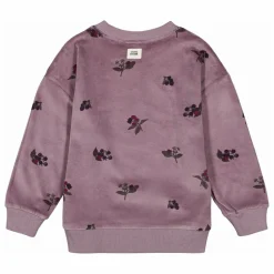 Studio Bohème Sweat Bart Mûres Velours Coton Bio | Mauve Outlet