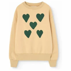 Best The Animals Observatory Sweat Bear Cœurs | Jaune