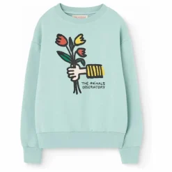 Enfant The Animals Observatory Sweats|Sweats|Sweat Bear Fleurs |