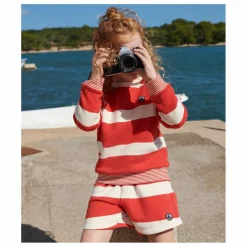 Petit Bateau Sweat Bilini Coton Bio | Rouge