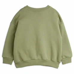 Mini Rodini Sweat Blackbird Coton Bio | Vert de gris