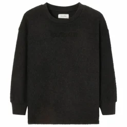 American Vintage Sweat Bobypark | Gris anthracite chiné Sale