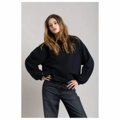 Sale Smallable Woman Sweat Bria Coton Bio | Noir