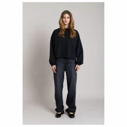 Sale Smallable Woman Sweat Bria Coton Bio | Noir