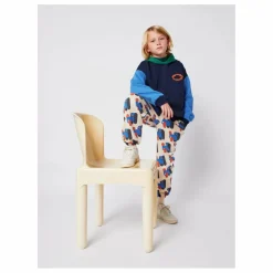 Bobo Choses Sweat Capuche Colorblock Coton Bio | Bleu Online
