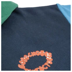 Bobo Choses Sweat Capuche Colorblock Coton Bio | Bleu Online