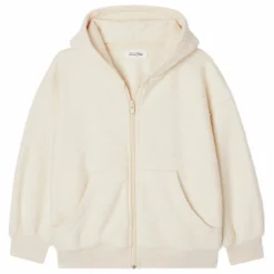 American Vintage Sweat Capuche Zippé Bobypark | Ecru New