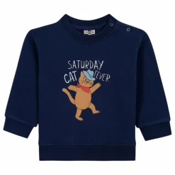 Bonton Sweat Cat Fever | Bleu marine Clearance