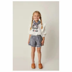 Tocoto Vintage Sweat Cerise Volants | Blanc New