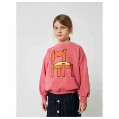 Bobo Choses Sweat Chaise Coton Bio | Rose Sale