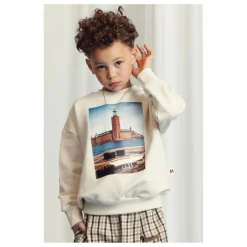 Enfant Mini Rodini Sweat City Hall Coton Bio |