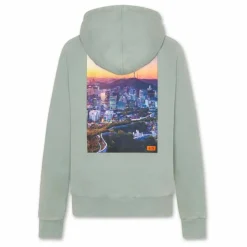 AO76 Sweat Clyde Photo Coton Bio | Bleu Clair