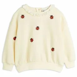 Mini Rodini Sweat Coccinelles Coton Bio | Jaune