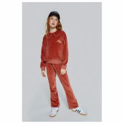 Enfant Mipounet Sweat Col Claudine Aurora Velours |
