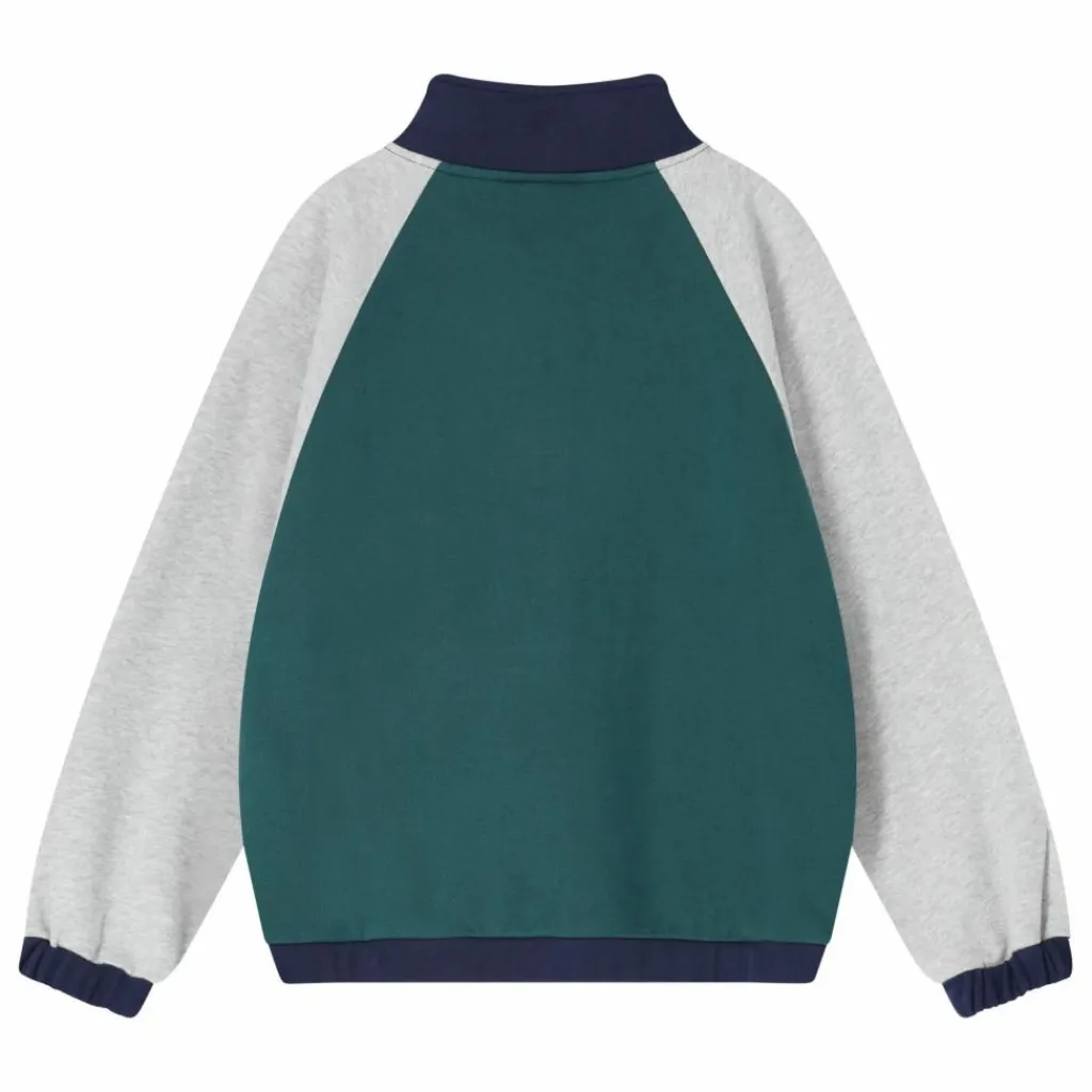 Enfant Cos I Said So Sweats|Sweats|Sweat Col Zippé Colorblock Coton Bio |
