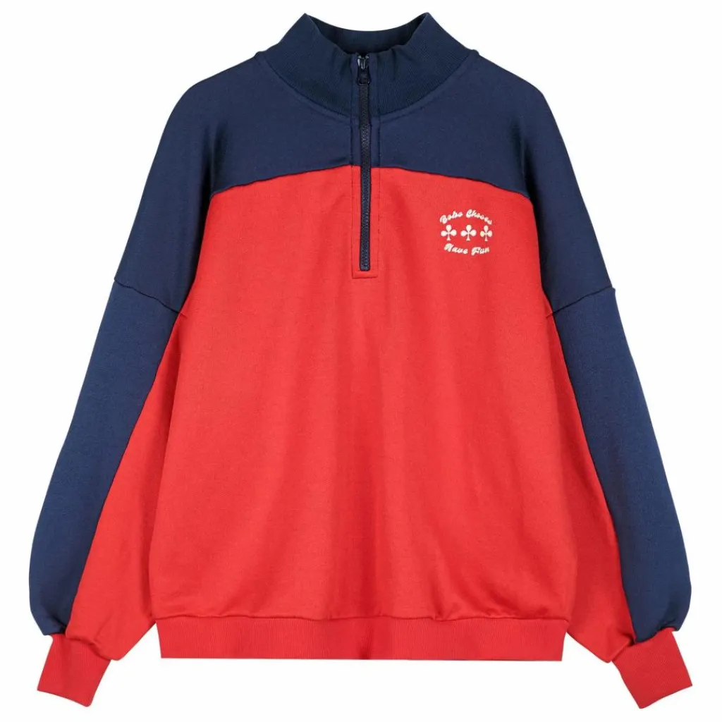 Femme Bobo Choses Sweats|Sweat Color Block Coton Bio - Collection Femme |