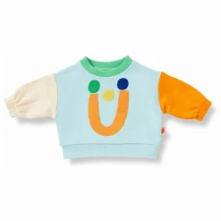 Halcyon Nights Sweat Colorblock | Bleu ciel Clearance