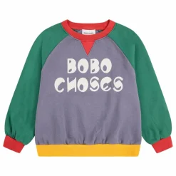 Enfant Bobo Choses Sweats|Sweats|Sweat Colorblock Coton Bio |