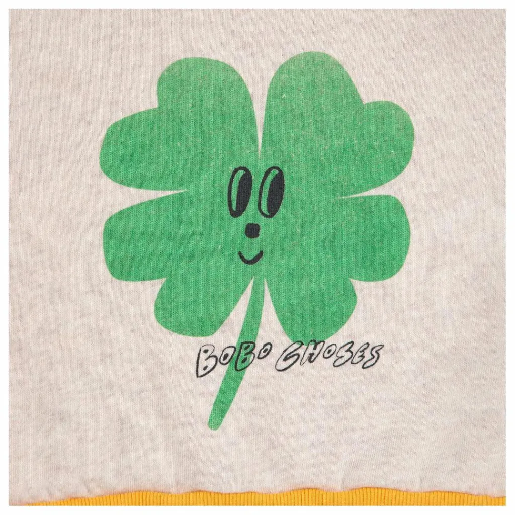 Bobo Choses Sweats|Sweats|Sweat Colorblock Trèfle Coton Bio |