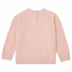 Clearance Bonton Sweat Coton Bio Col Dentelle Tilia | Rose