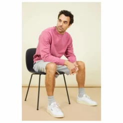 SMALLABLE BASICS Sweat Crewneck Homme Molleton Bio | Vieux Rose Best