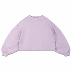 Outlet Repose AMS Sweat Crop Coton Bio | Lilas tLilas