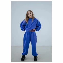 Clearance Repose AMS Sweat Crop Top Coton Bio | Bleu