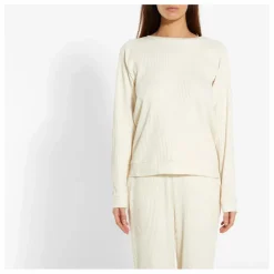 Online Baserange Sweat Côtelé Basic Coton Bio | Blanc cassé