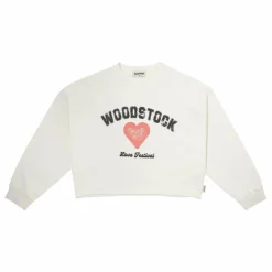 Enfant Tocoto Vintage Sweat Cœur Woodstock |