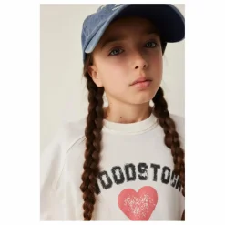 Enfant Tocoto Vintage Sweat Cœur Woodstock |