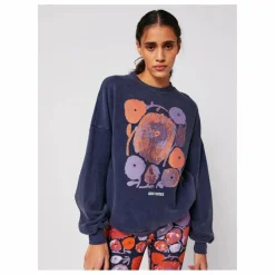 Bobo Choses Sweat Dahlia Coton Bio et Recyclé - Collection Femme | Bleu marine