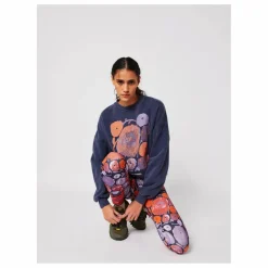 Bobo Choses Sweat Dahlia Coton Bio et Recyclé - Collection Femme | Bleu marine