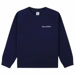 Sporty & Rich Sweat Eat More Veggies | Bleu marine Discount