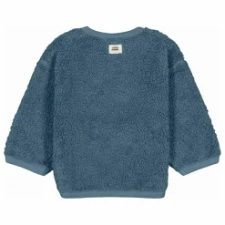 Studio Bohème Sweat Façon Sherpa Ours Coton Bio | Bleu gris Discount