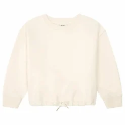 SMALLABLE BASICS Sweat Fille A Nouer Molleton Bio | Blanc cassé Best